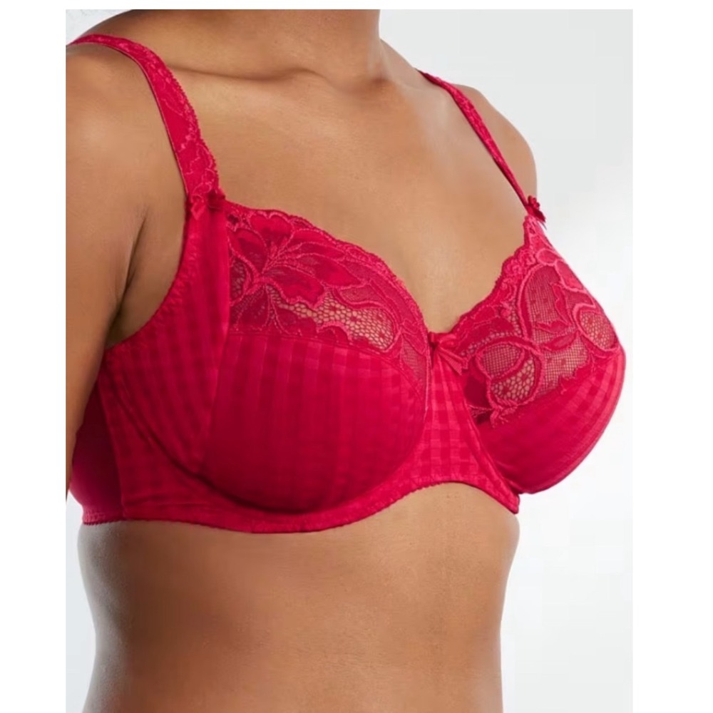 PrimaDonna Madison Bra Womens 42B Candy Pink Full Cup Lace Underwire 0162120 NEW